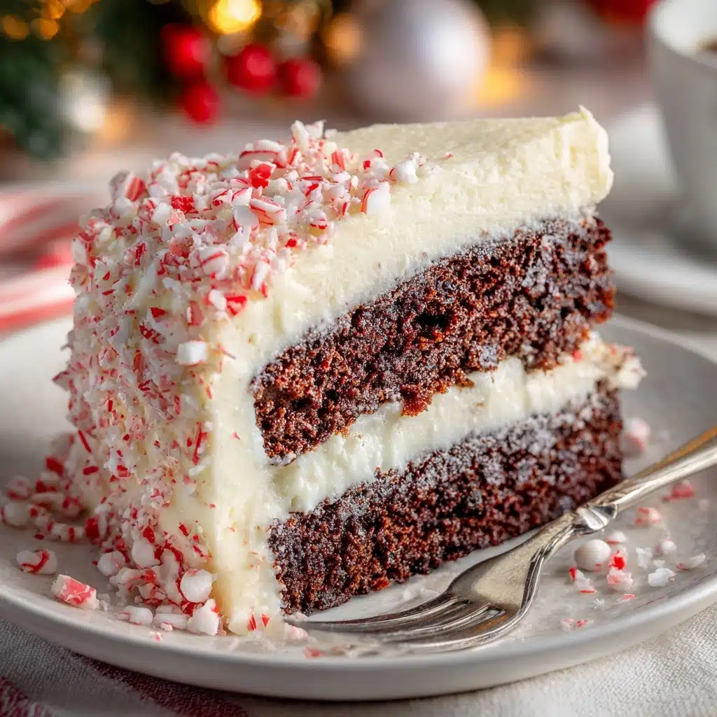 Festive Peppermint Cake Recipe - Recipe Image