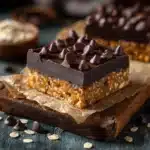No-Bake Chocolate Oatmeal Cookie Bars Recipe