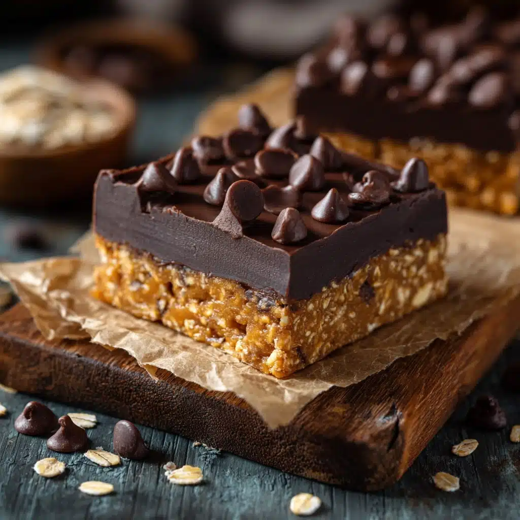 No-Bake Chocolate Oatmeal Cookie Bars Recipe