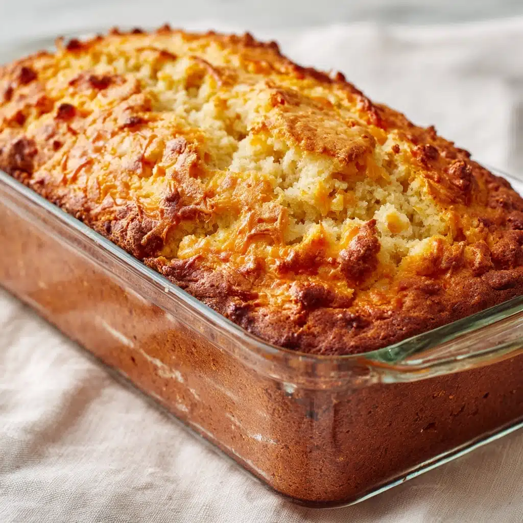 Easy Cheddar Cheese Bread Recipe - Recipe Image