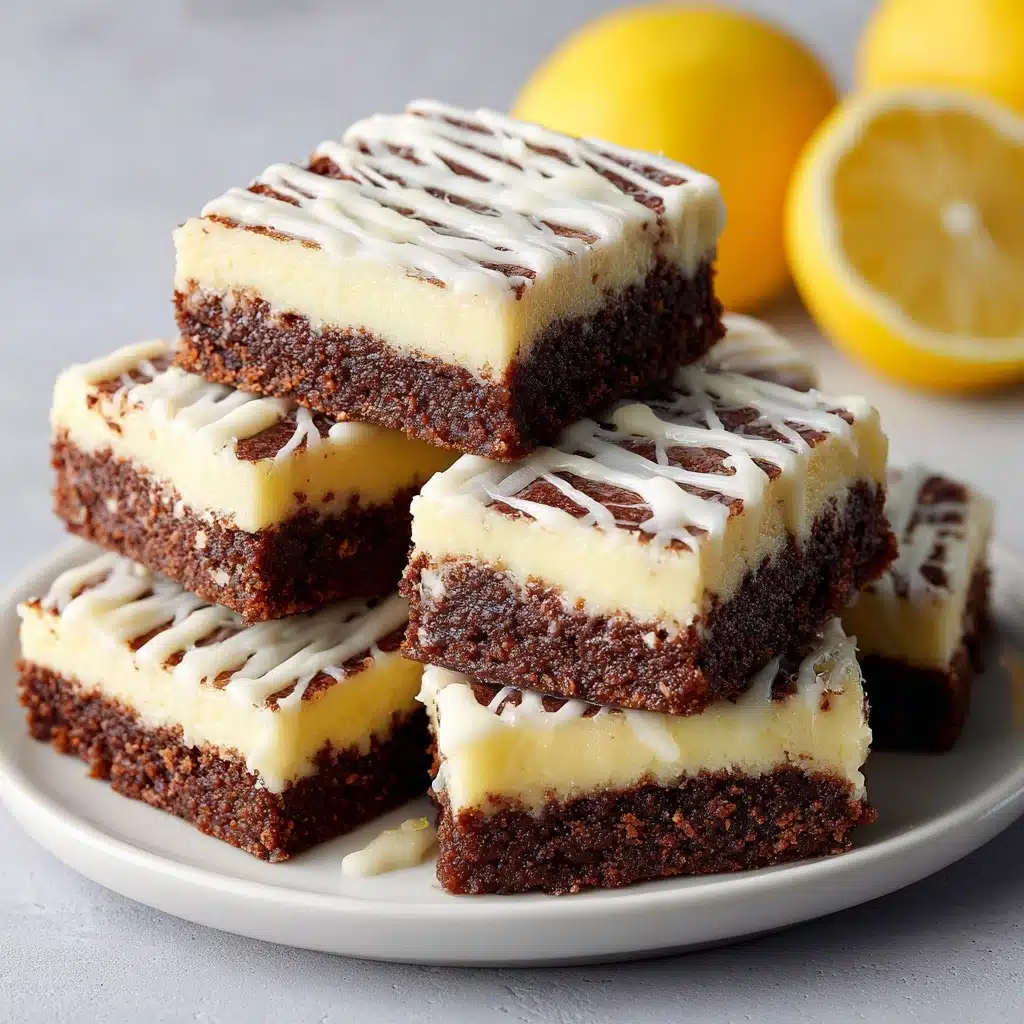 Gluten-Free Lemon Brownies Recipe - Recipe Image