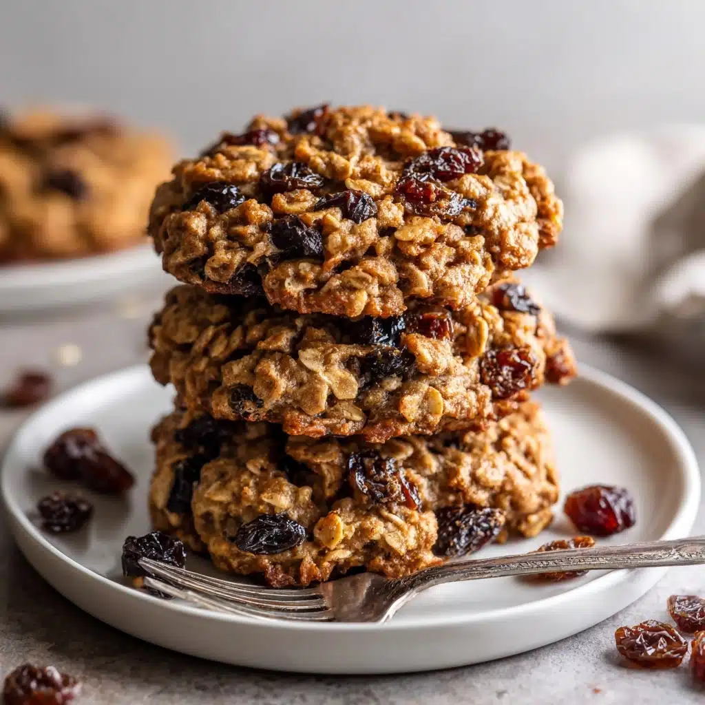 Vegan Oatmeal Raisin Cookies Recipe - Recipe Image