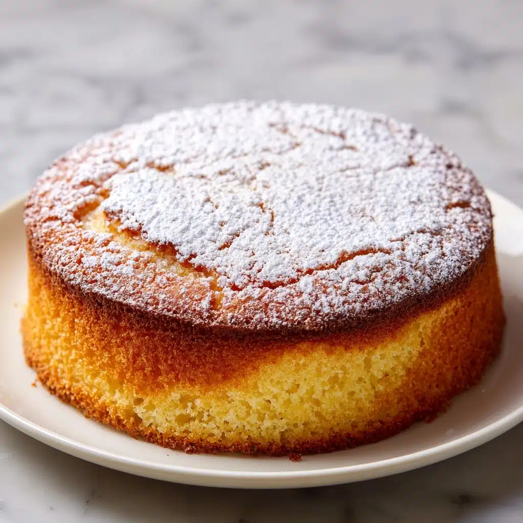 Eggless Vanilla Cake Recipe - Recipe Image