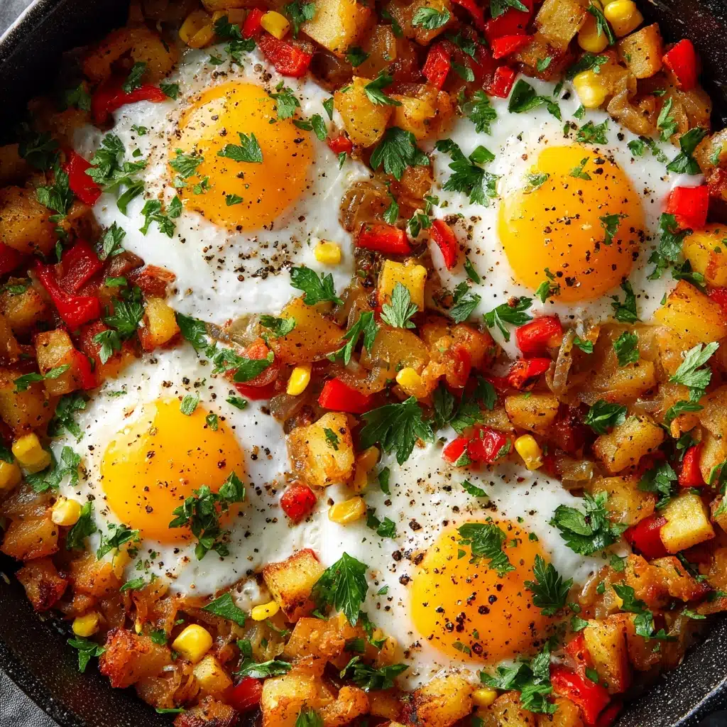 Simple Loaded Breakfast Skillet Recipe - Recipe Image