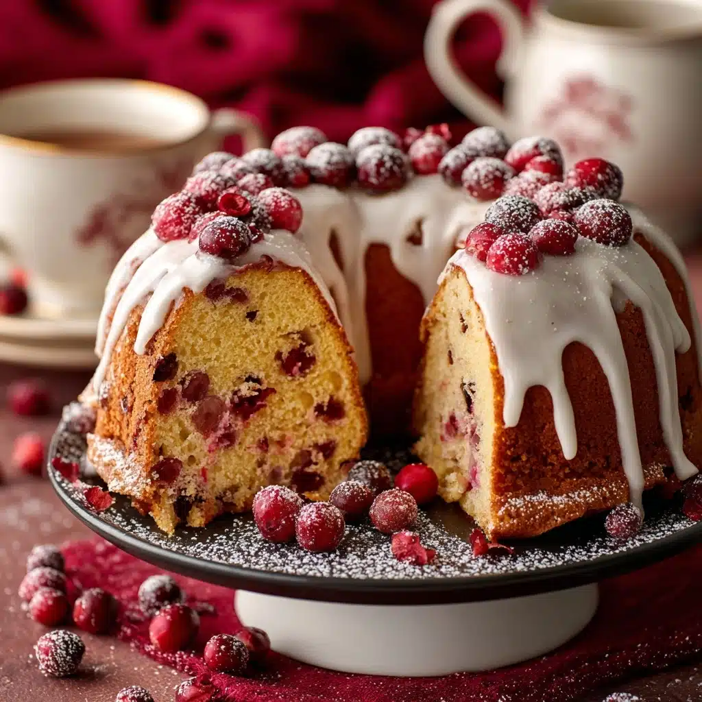 Cranberry Christmas Cake Recipe - Recipe Image