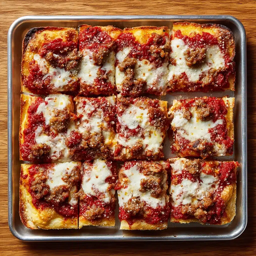 School Cafeteria-Style Pizza Recipe