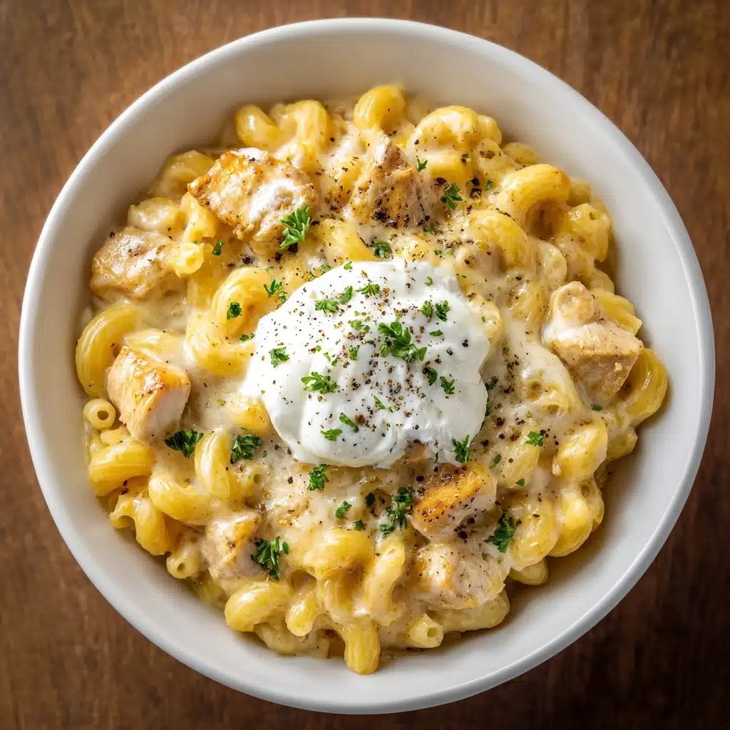 Cheesy Chicken Pasta Recipe - Recipe Image
