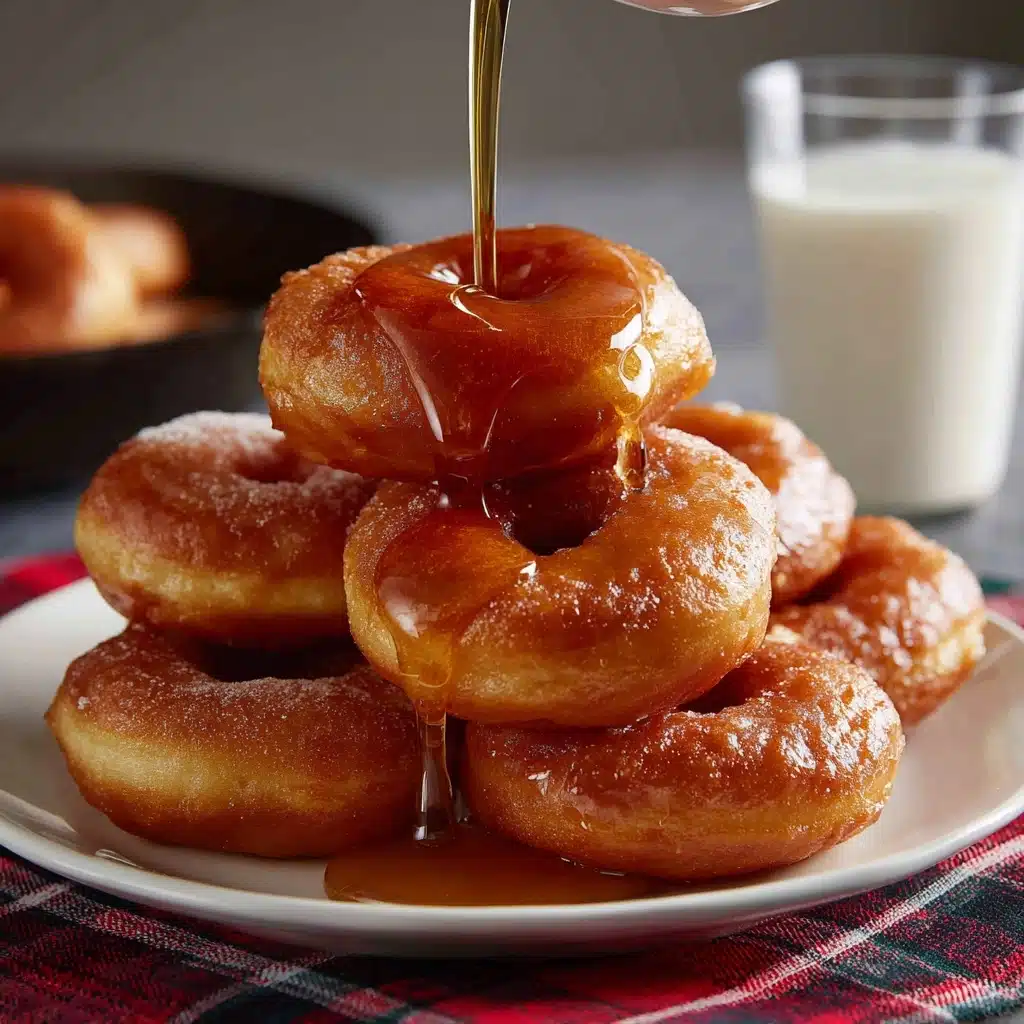 Canned Biscuit Glazed Doughnuts Recipe - Recipe Image