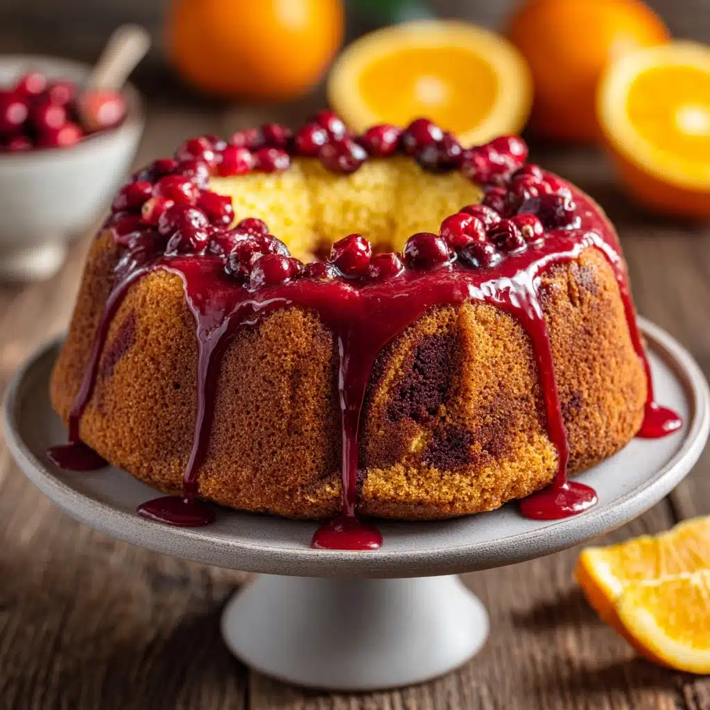 Cranberry Orange Bundt Cake Recipe - Recipe Image