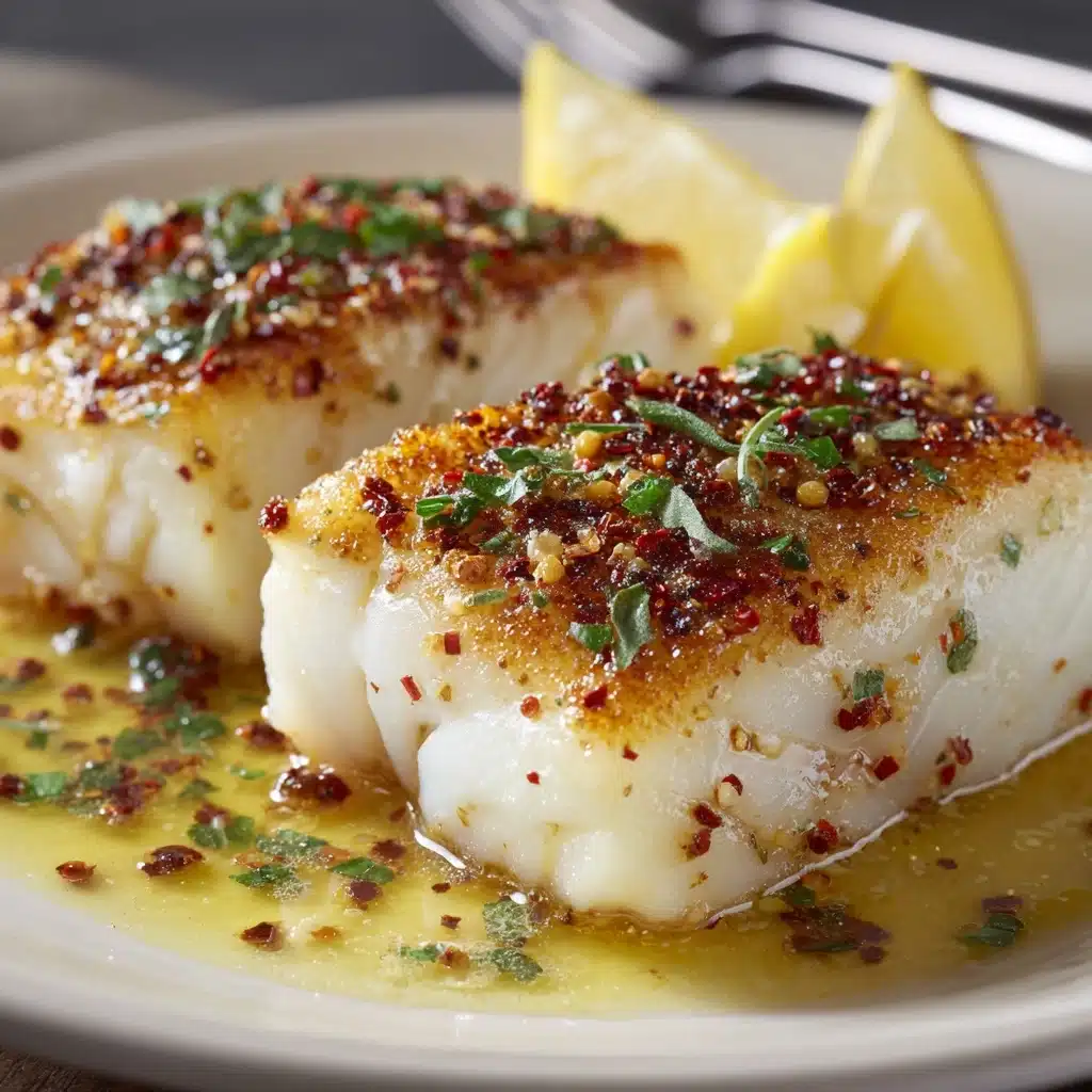 Lemon Butter Baked Cod Recipe