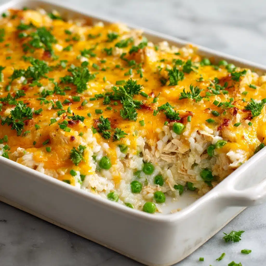 Cheesy Chicken and Rice Casserole Recipe - Recipe Image