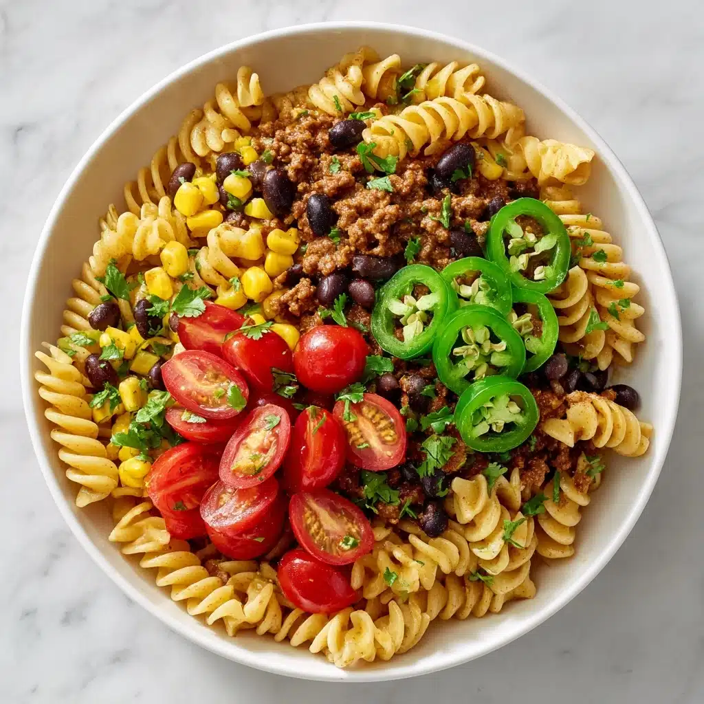Taco Pasta Salad Recipe - Recipe Image