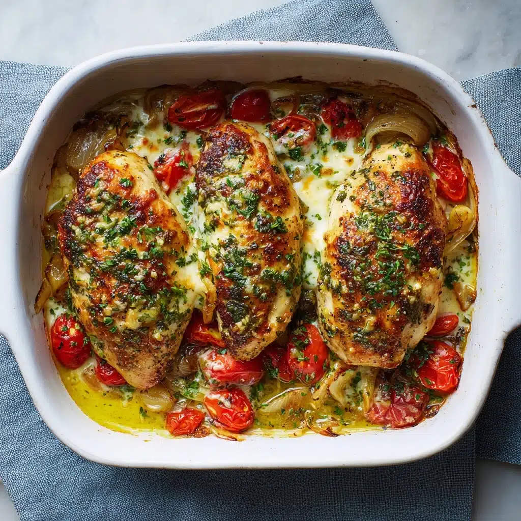Baked Tuscan Chicken Breasts Recipe - Recipe Image