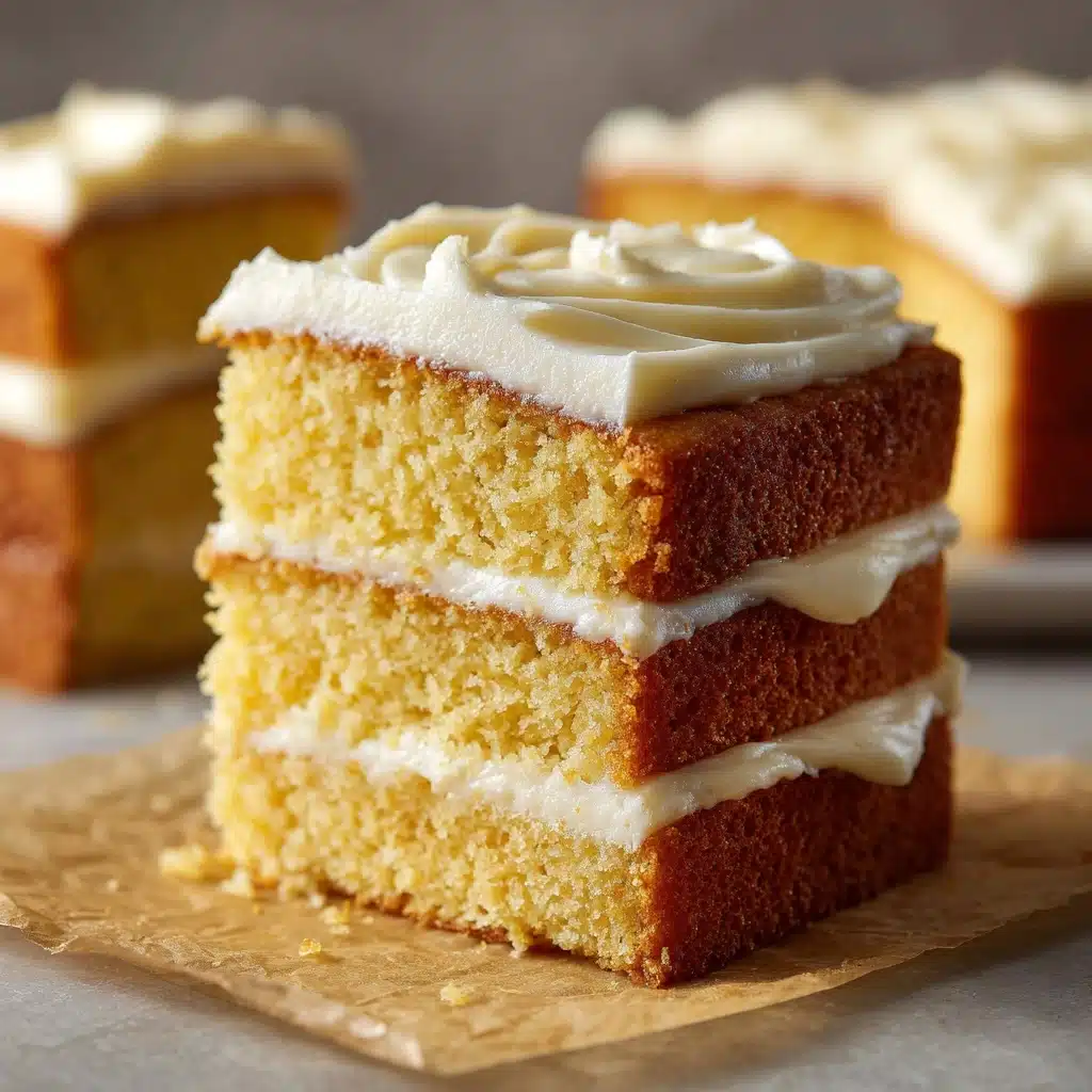 Vanilla Buttermilk Pound Cake with Cream Cheese Glaze Recipe - Recipe Image