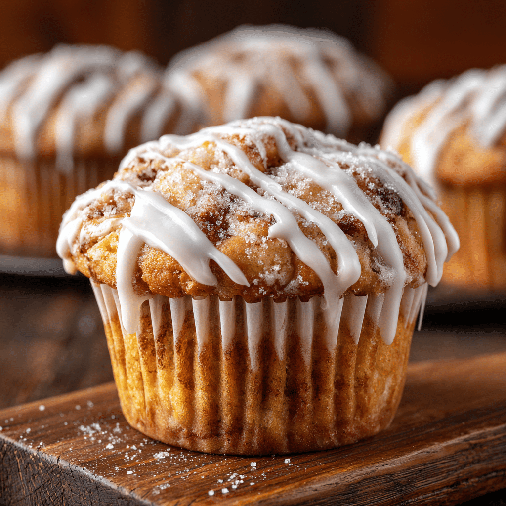 Cinnamon Roll Muffins Recipe - Recipe Image