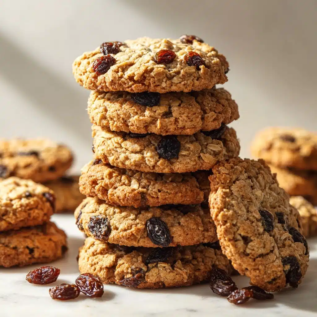 Soft & Chewy Oatmeal Raisin Cookies Recipe - Recipe Image