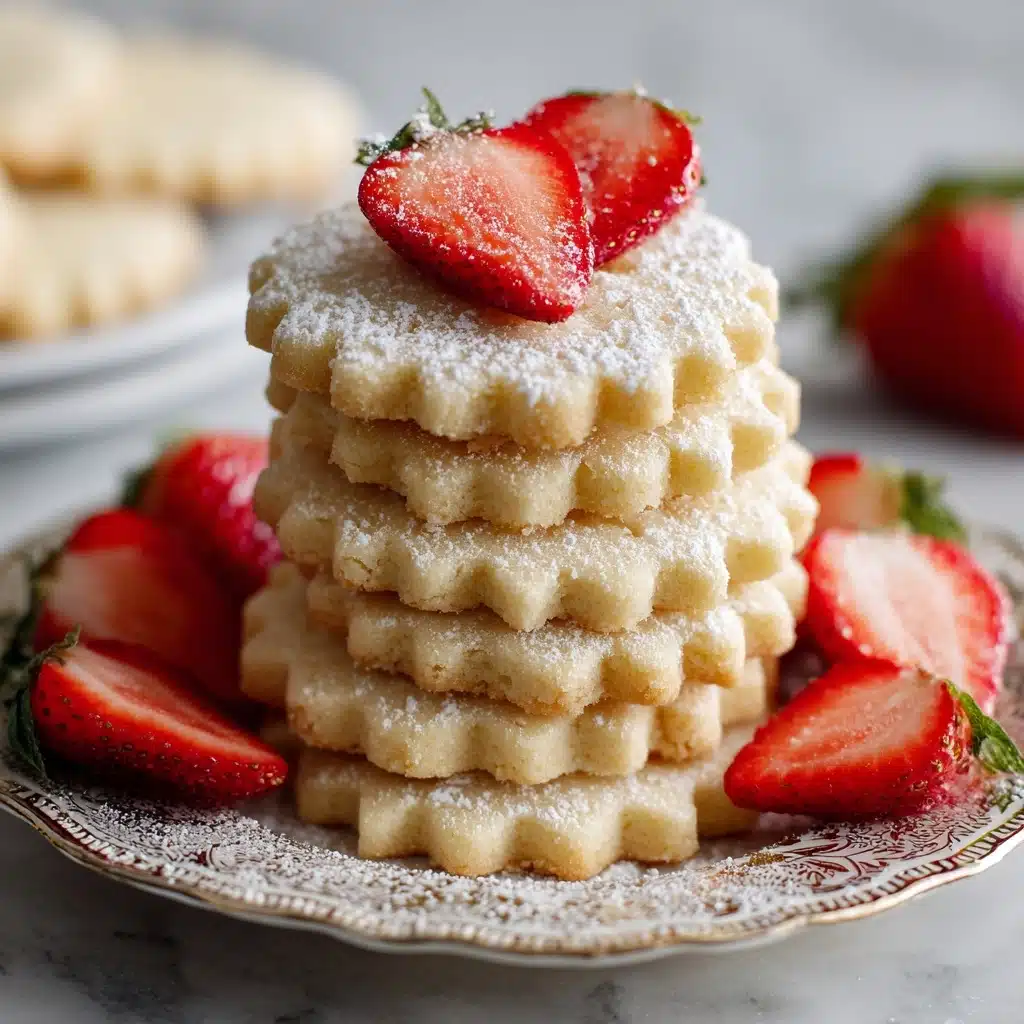 Strawberry Shortbread Cookies Recipe - Recipe Image