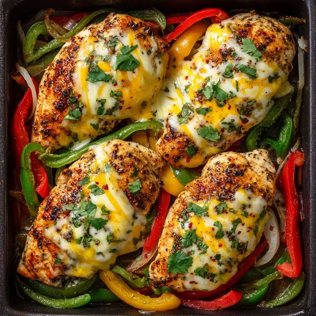 Cheesy Baked Fajita Chicken Recipe - Recipe Image