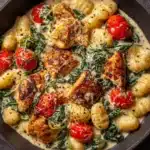 Garlic Chicken Gnocchi Skillet Recipe