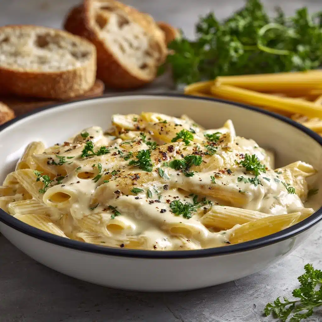 Crockpot Olive Garden Chicken Pasta Recipe - Recipe Image