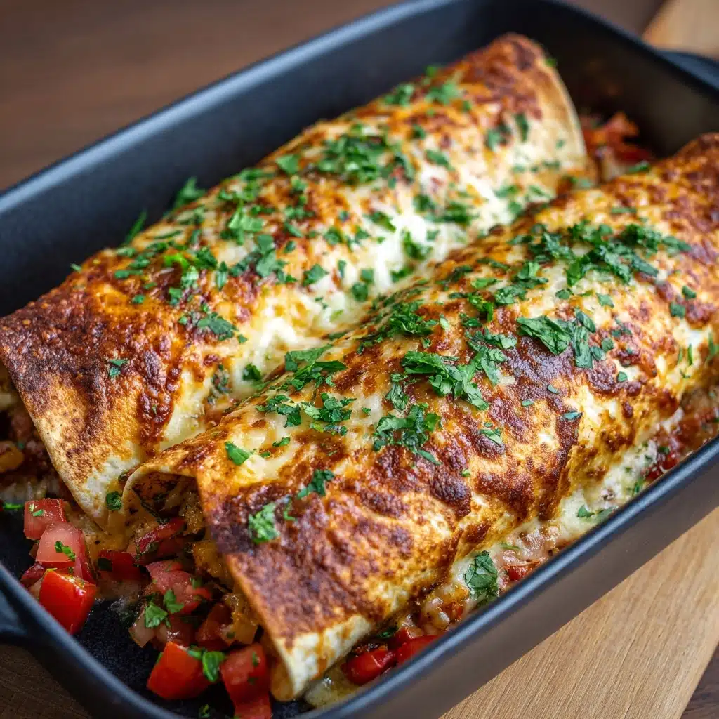 Baked Chicken Chimichangas Recipe