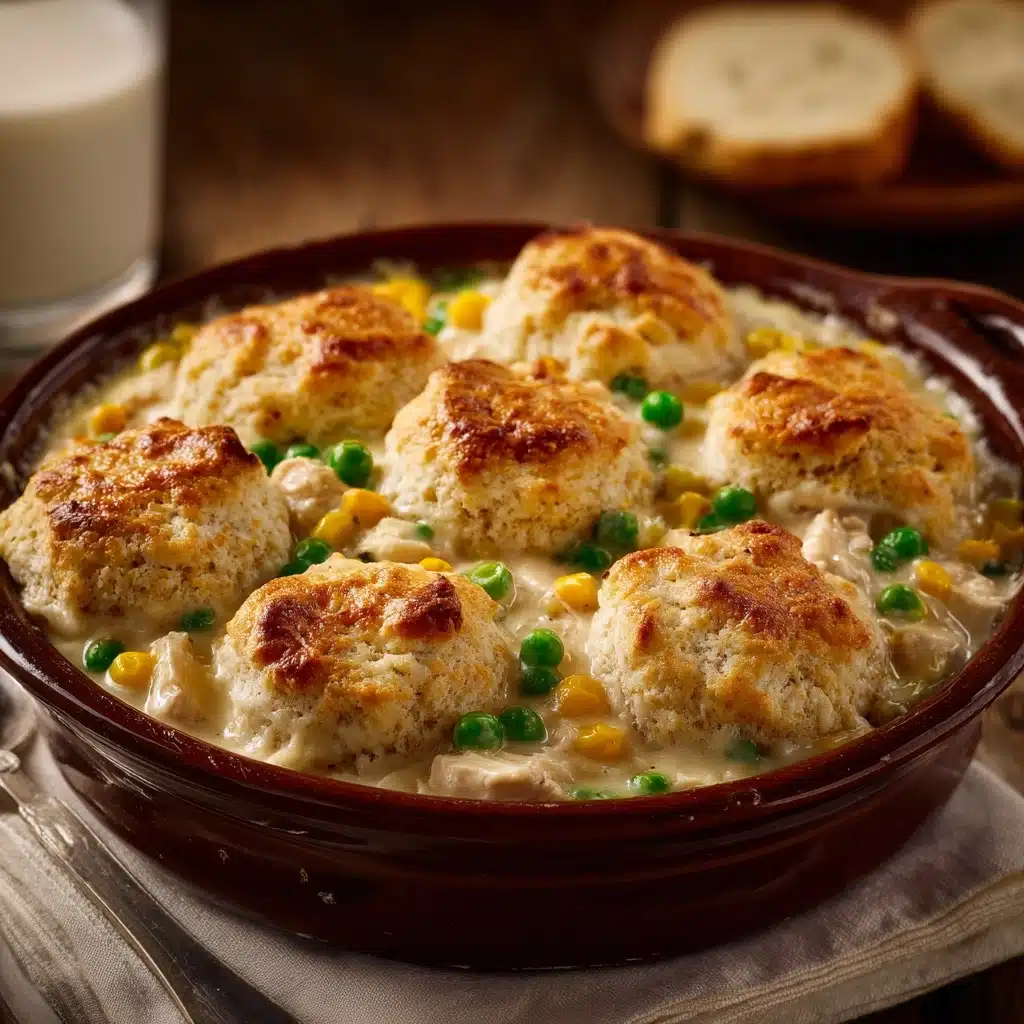 Chicken Cobbler with Red Lobster Biscuit Mix Recipe - Recipe Image