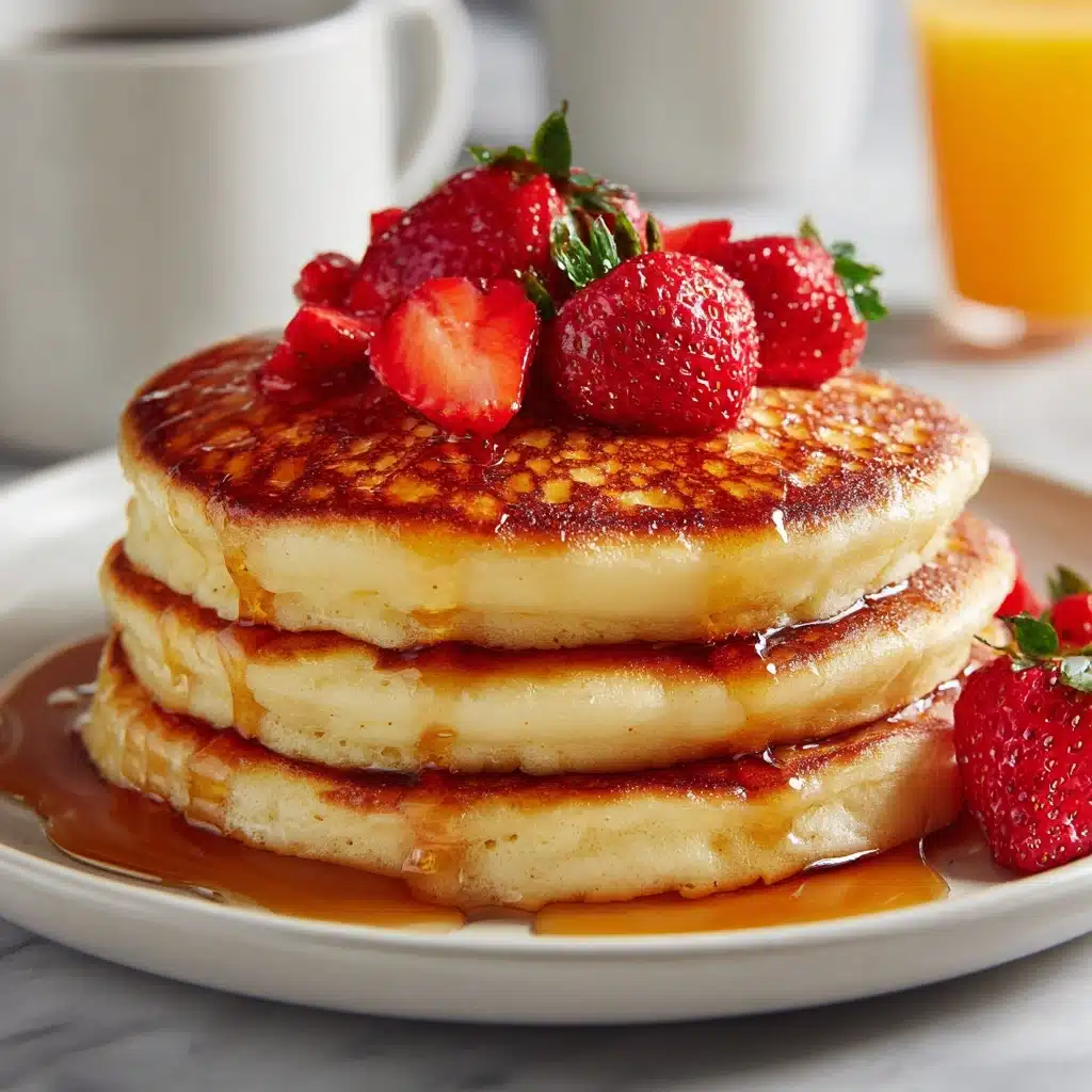 Strawberry Vanilla Pancakes Recipe - Recipe Image