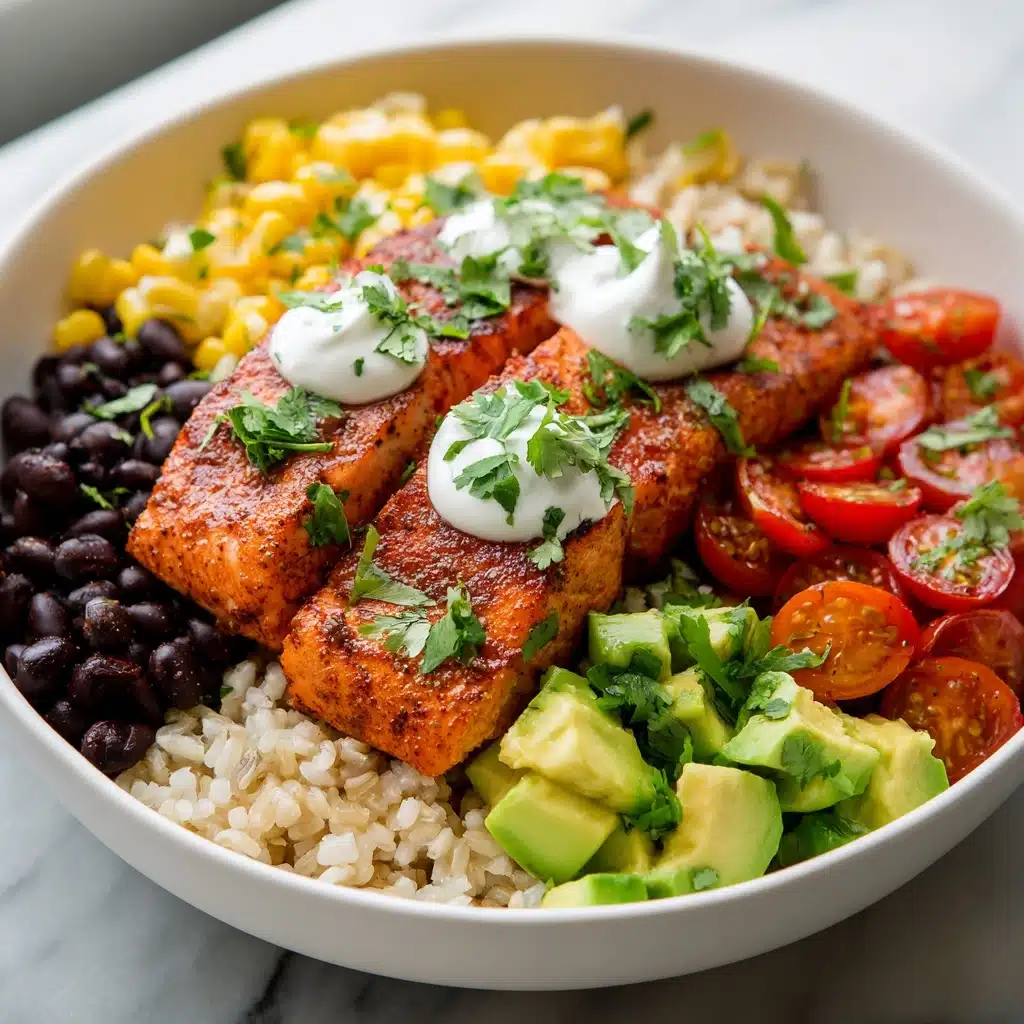 Salmon Burrito Bowl Recipe - Recipe Image