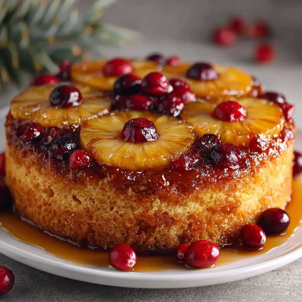 Cranberry Pineapple Upside-Down Cake Recipe