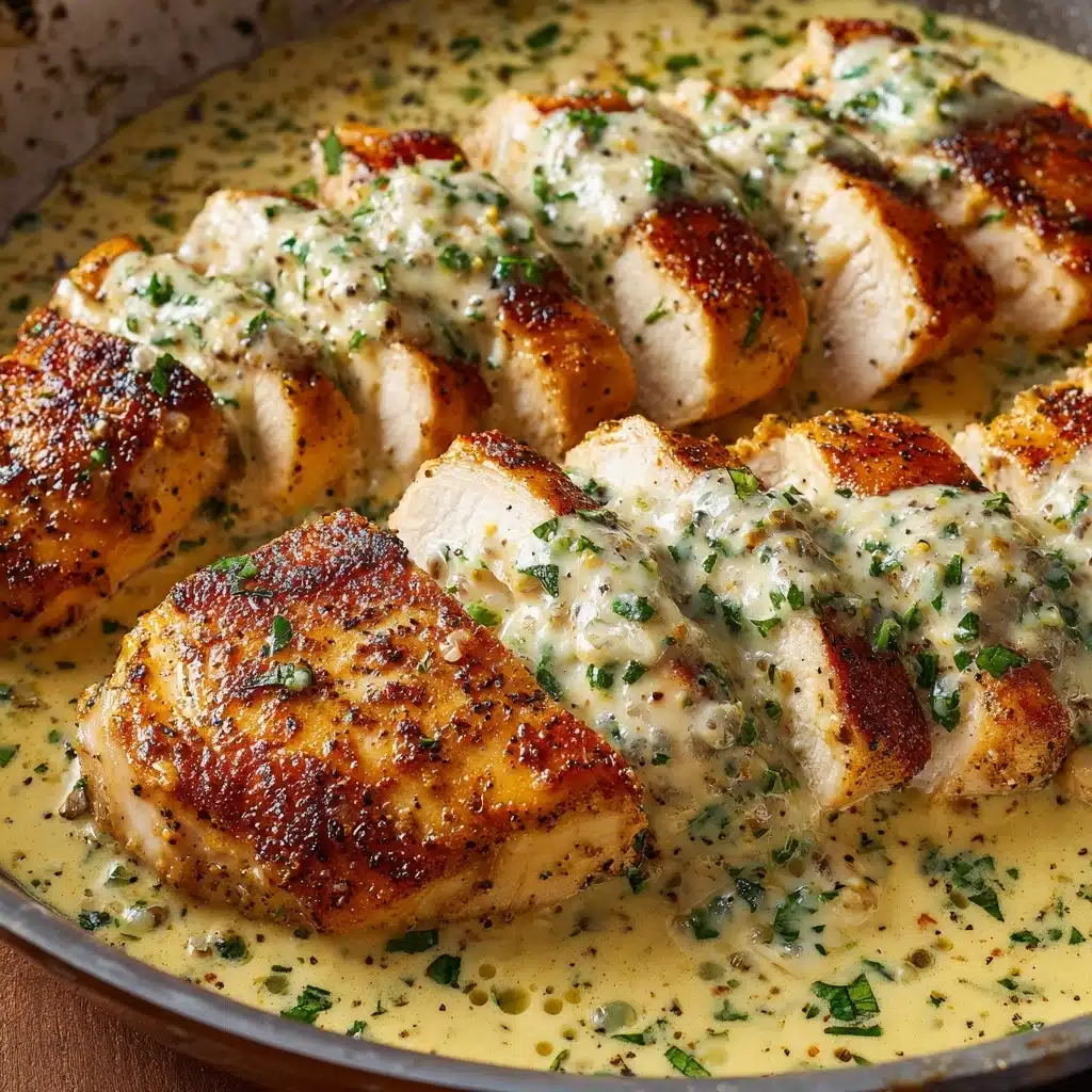 Creamy Garlic Chicken Recipe - Recipe Image