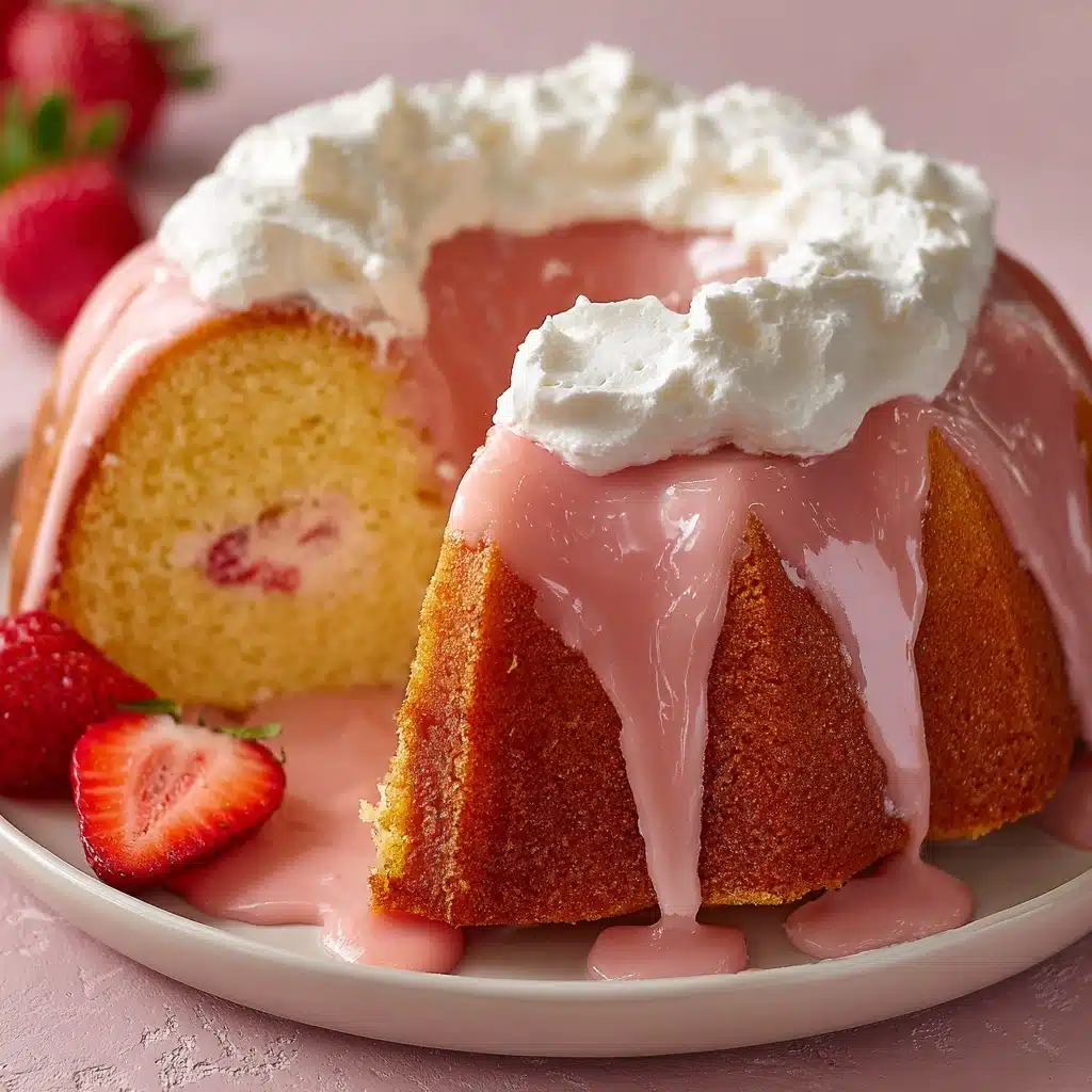 Strawberry Buttermilk Pound Cake Recipe - Recipe Image