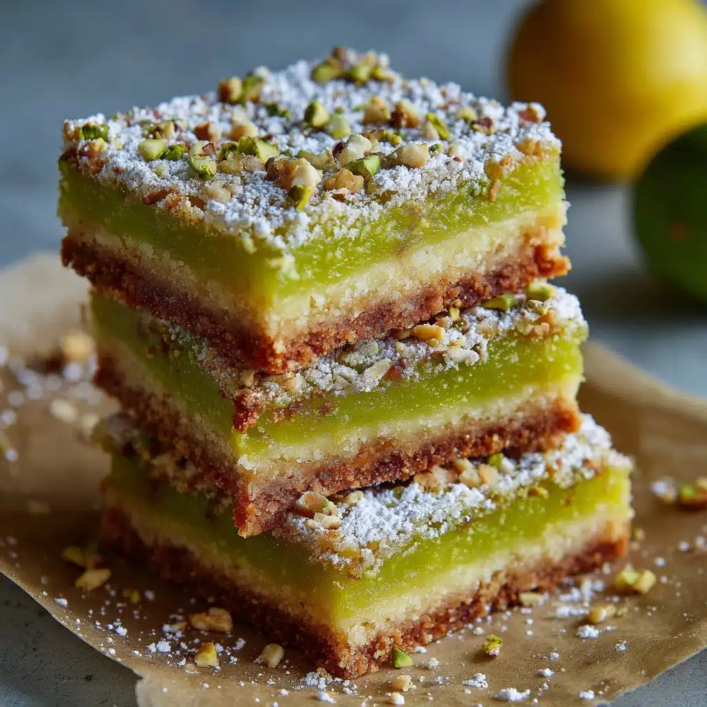 Pistachio Pudding Sugar Cookie Bars Recipe