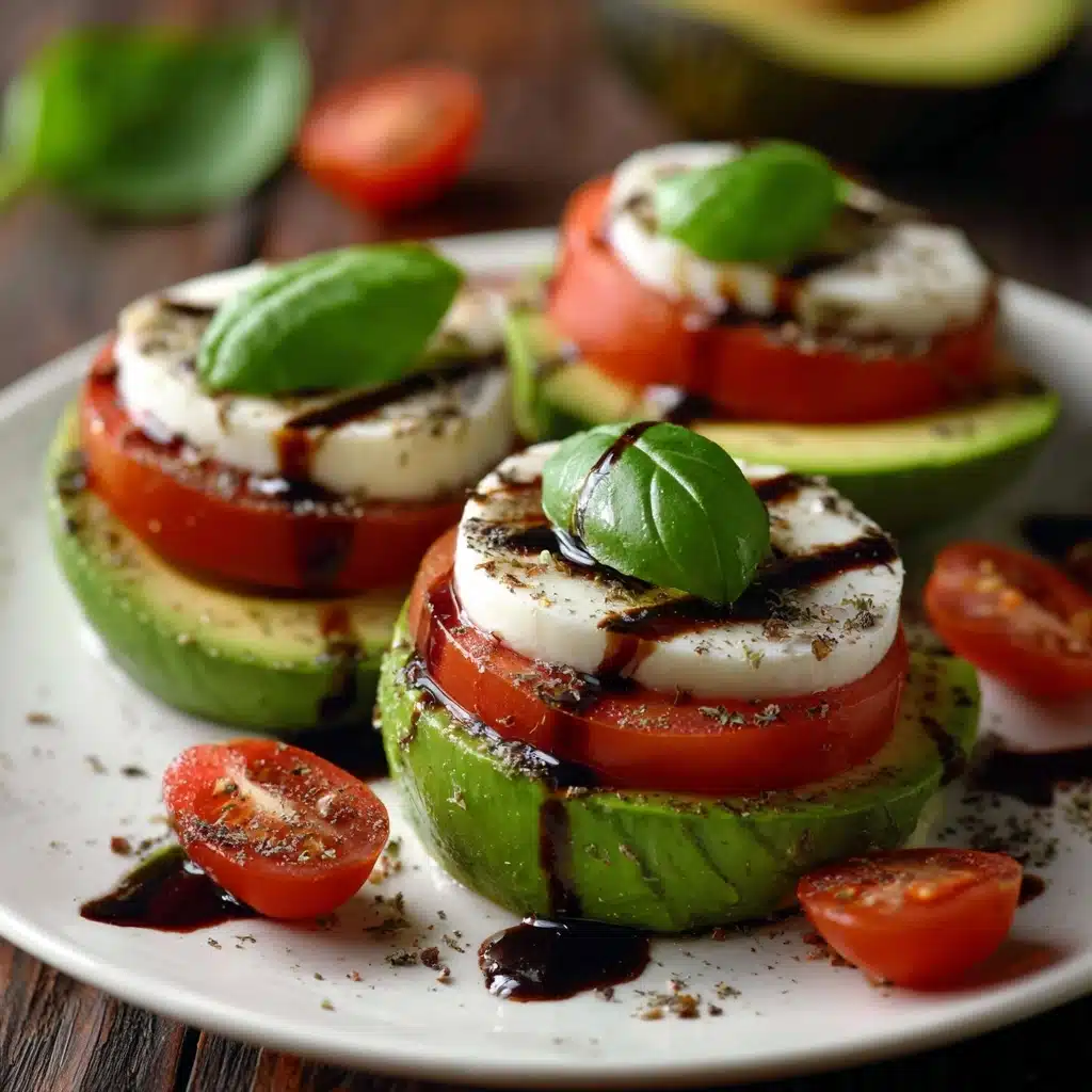 Caprese Stuffed Avocados Recipe - Recipe Image