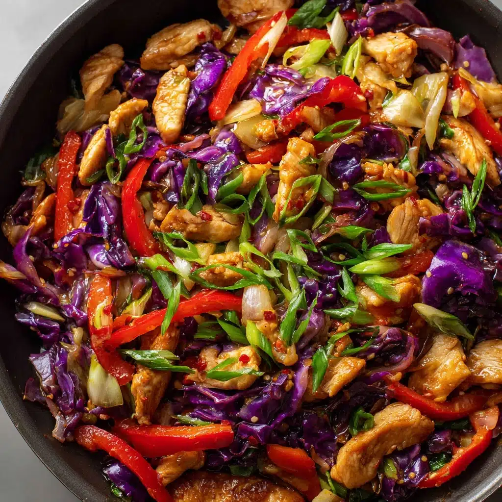 Easy Chicken and Cabbage Stir Fry Recipe - Recipe Image