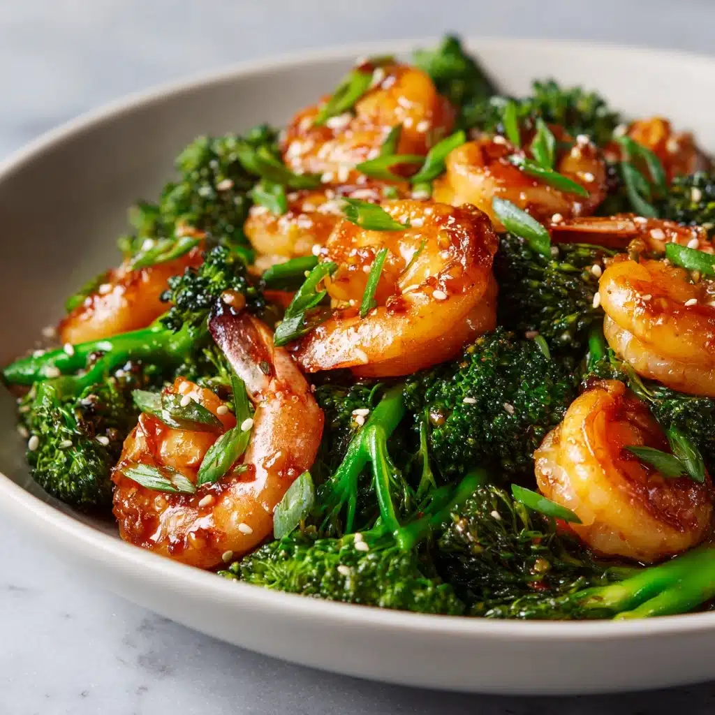 Honey Garlic Shrimp, Sausage & Broccoli Recipe - Recipe Image