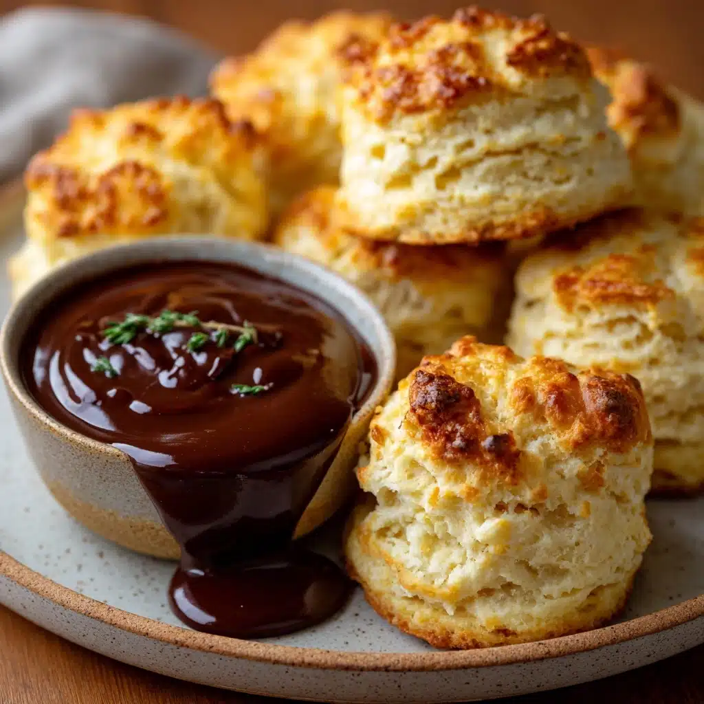 Chocolate Gravy and Biscuits Recipe - Recipe Image