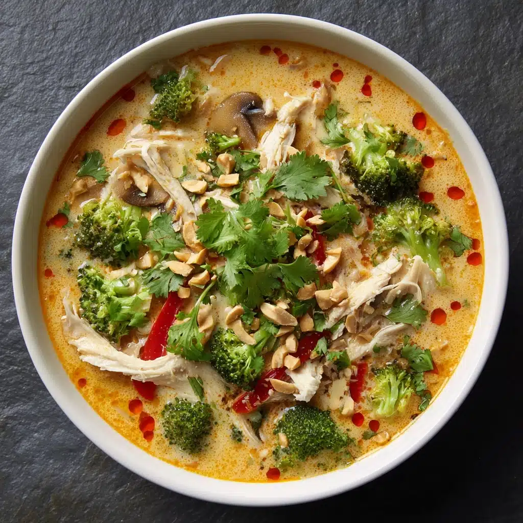 Slow Cooker Thai Coconut Chicken Soup Recipe - Recipe Image