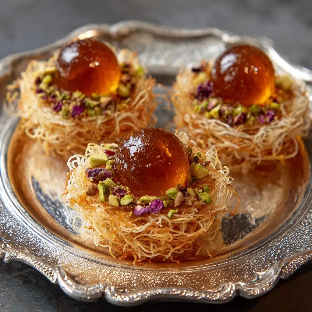 Gulab Jamun in Kunafa Nests Recipe - Recipe Image