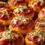 Homemade Mini Pizza Bagel Bites Recipe