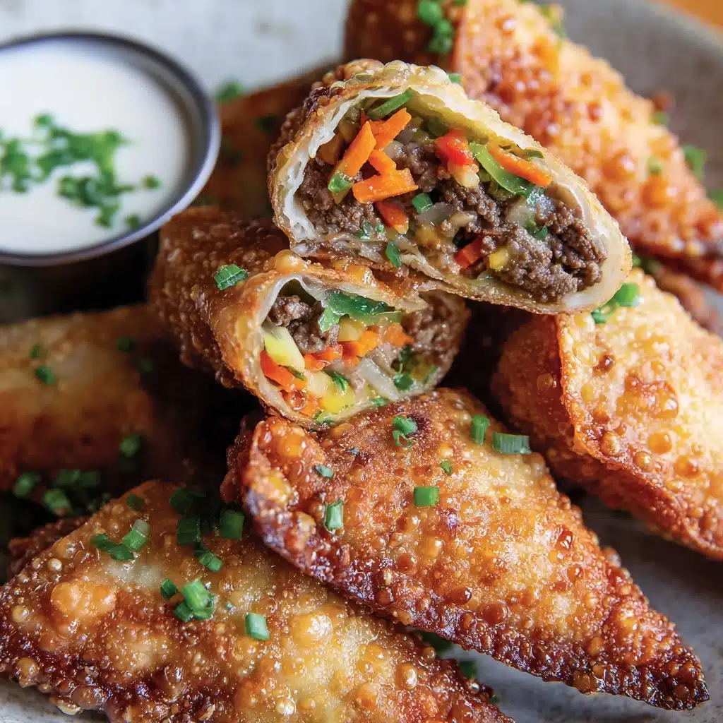 Philly Cheesesteak Egg Rolls Recipe
