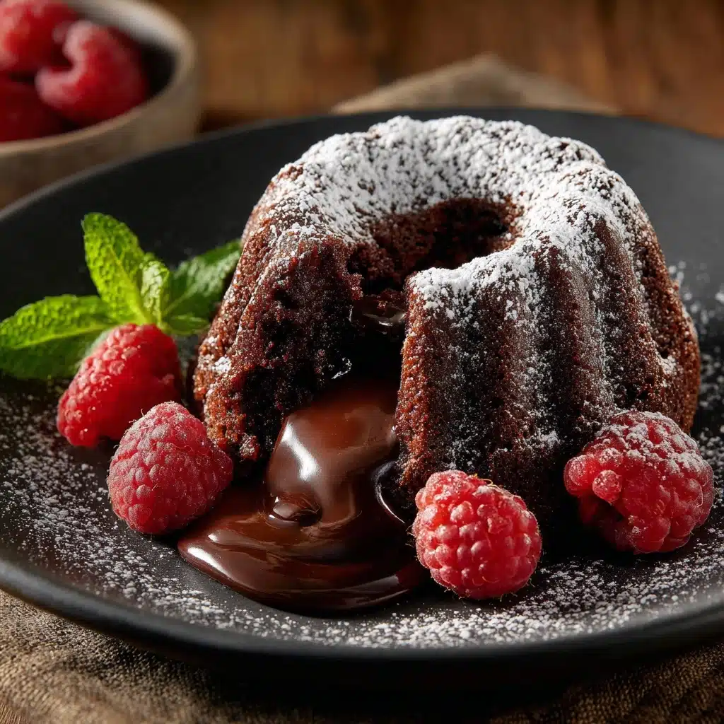 Mini Chocolate Lava Bundt Cakes Recipe - Recipe Image