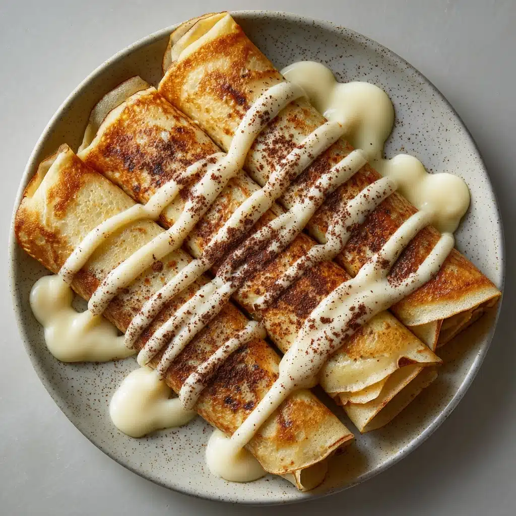 Cinnamon Roll Protein Crepes Recipe - Recipe Image