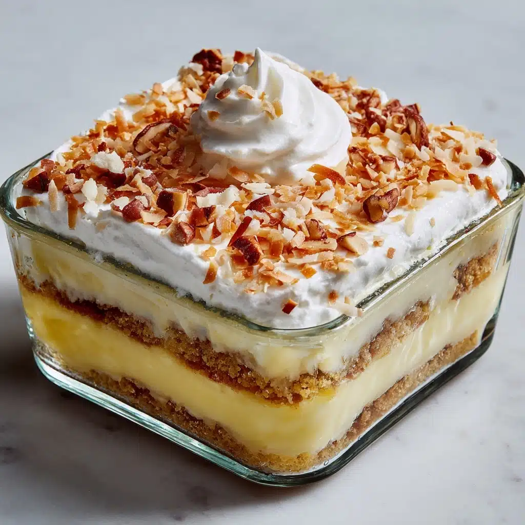 Coconut Cream Layered Dessert Recipe - Recipe Image