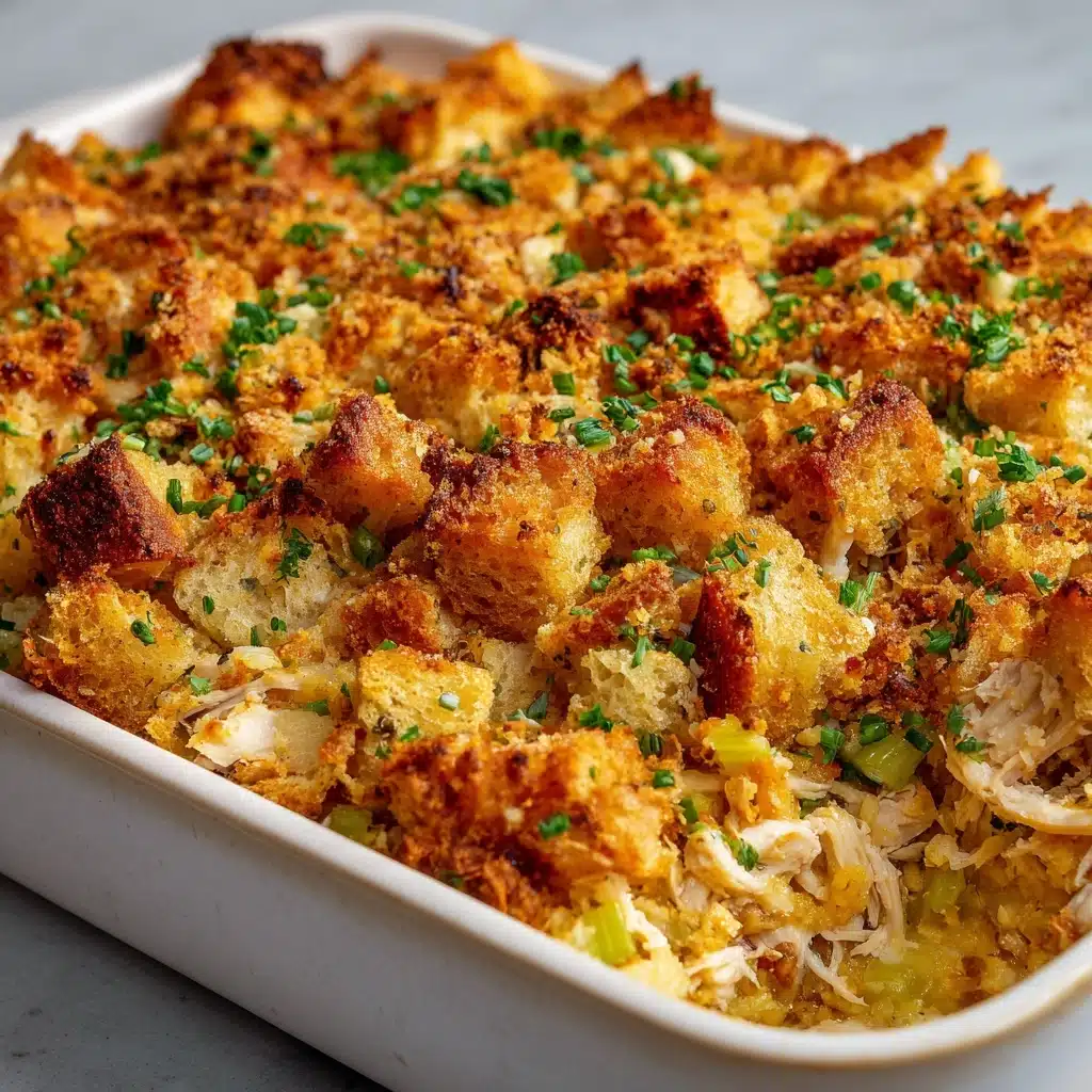 Rotisserie Chicken and Stuffing Casserole Recipe - Recipe Image