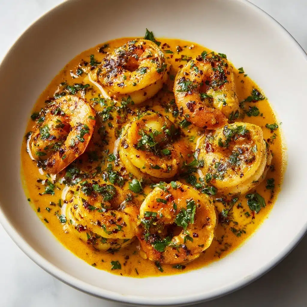 Succulent Shrimp in Creamy Garlic-Paprika Sauce Recipe - Recipe Image