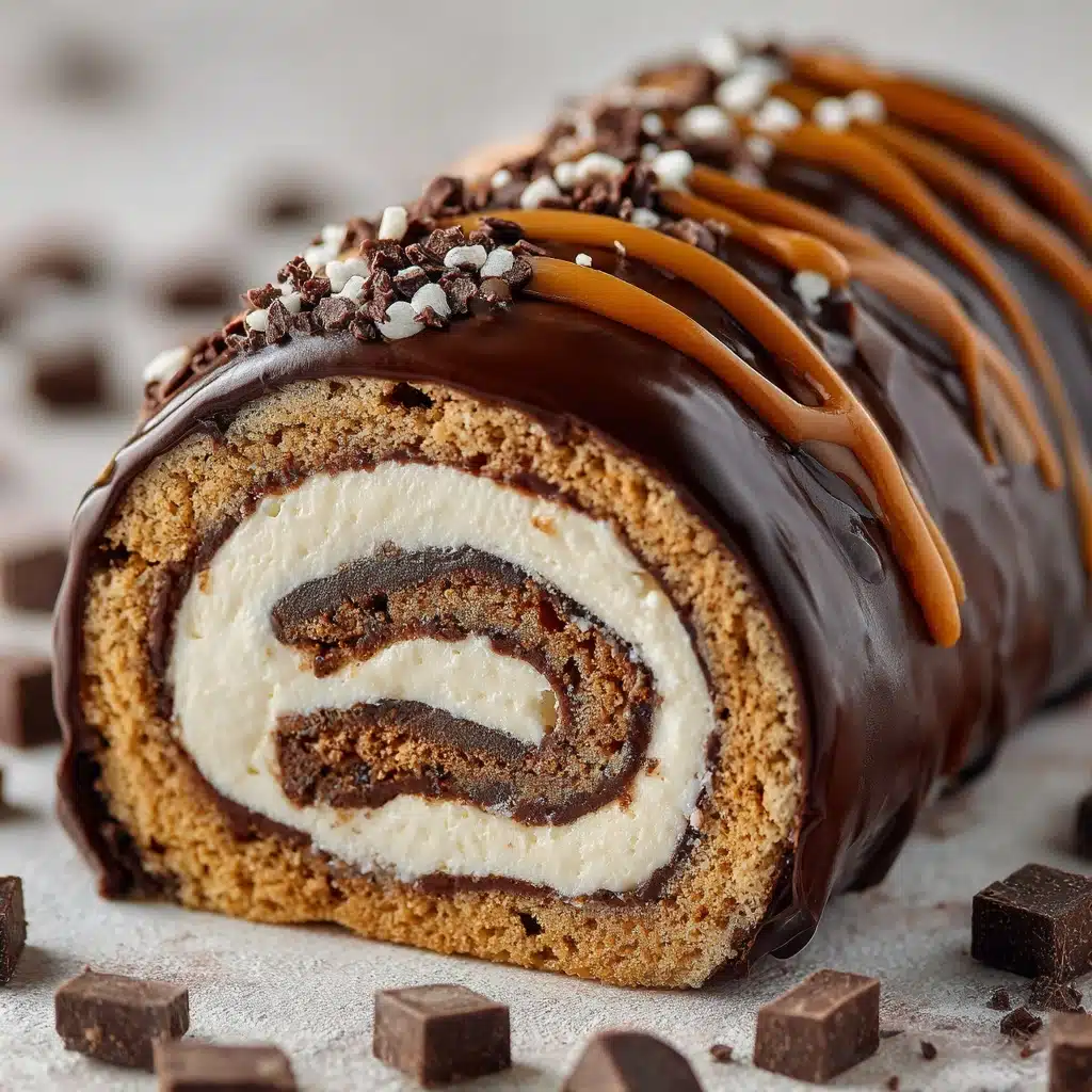 Peanut Butter Cup Cake Roll Recipe - Recipe Image