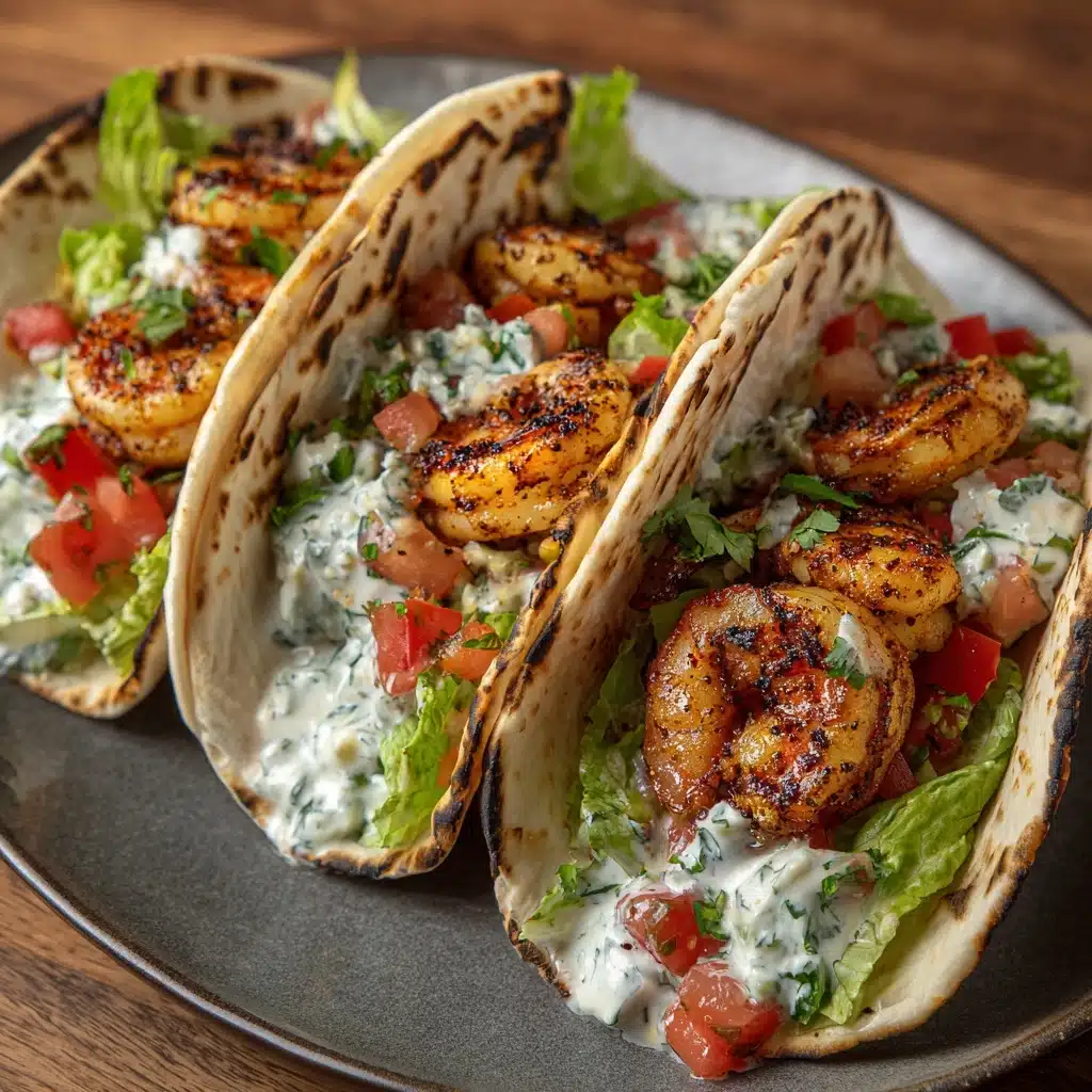 Grilled Shrimp Caesar Wraps Recipe - Recipe Image