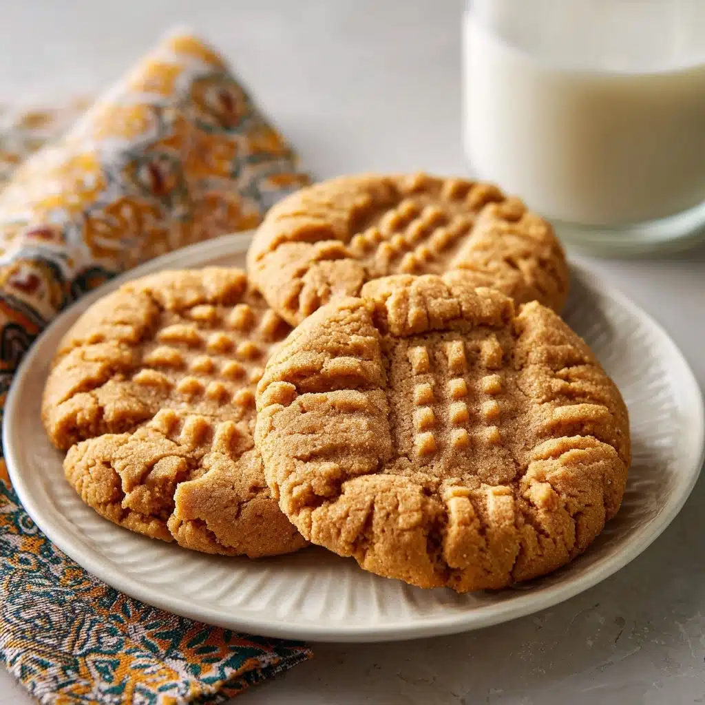 Easy Peanut Butter Cookies Recipe - Recipe Image