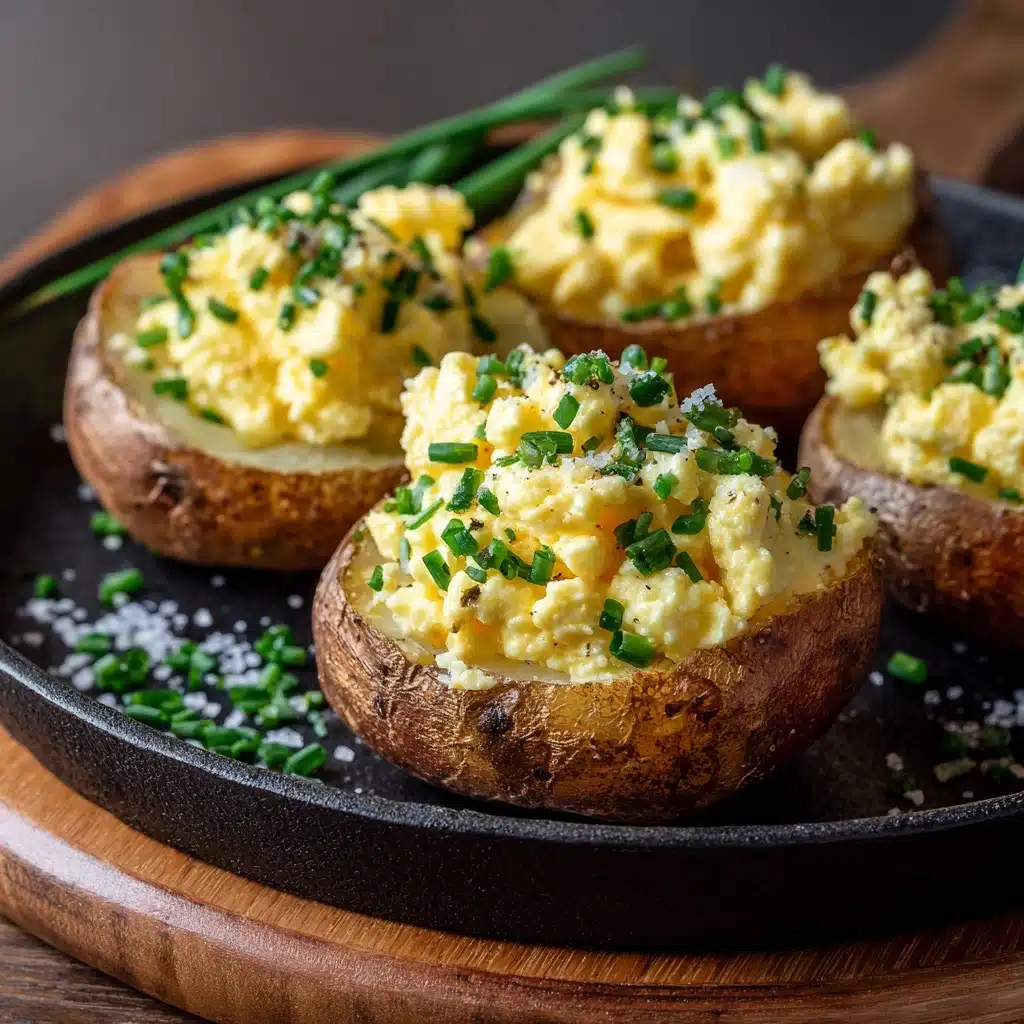 Scrambled Eggs with Grated Potato and Chives Recipe - Recipe Image