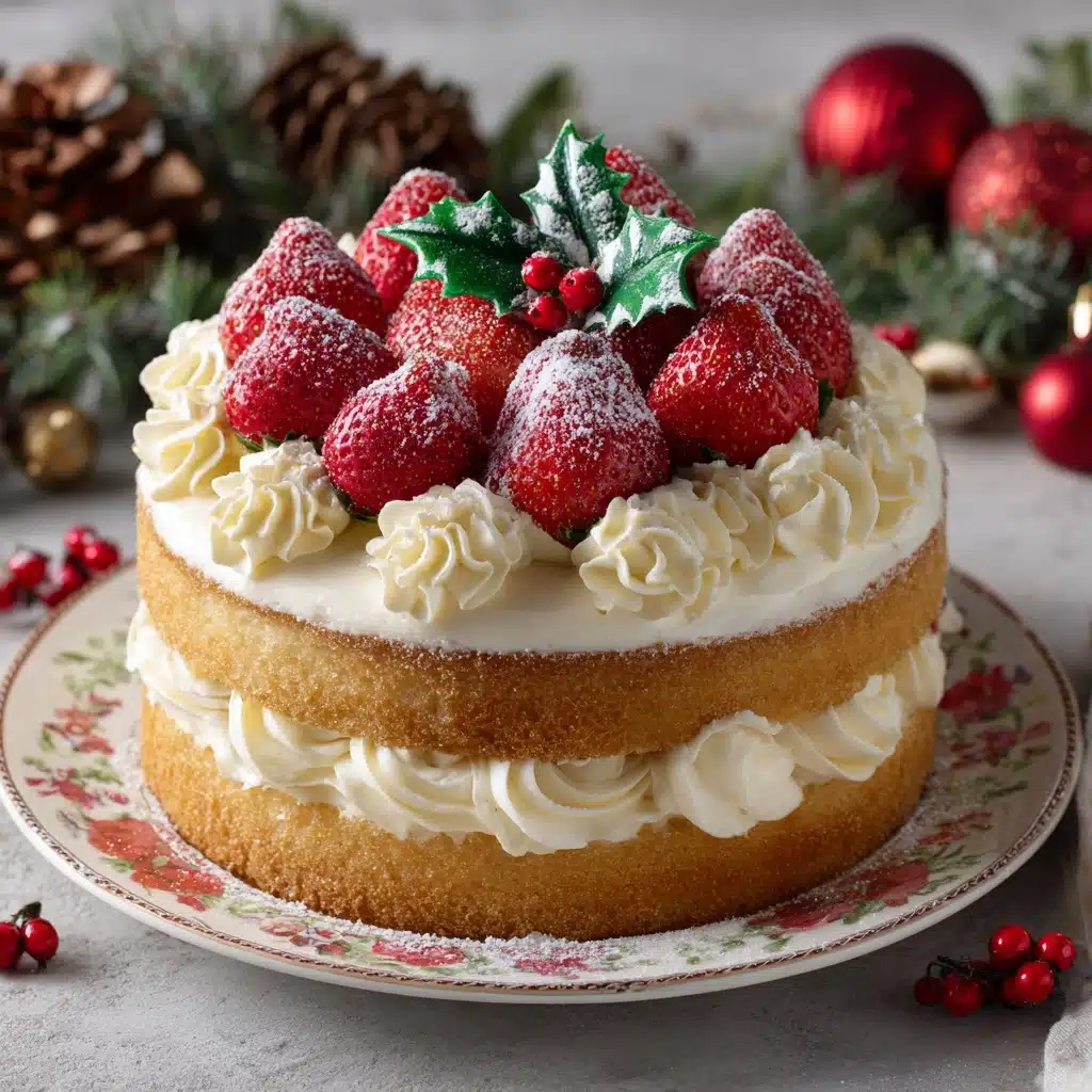 Japanese Christmas Cake (Strawberry Shortcake) Recipe